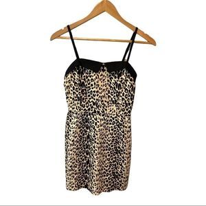 Forever 21 Animal Print Bodycon Mini Dress Small
